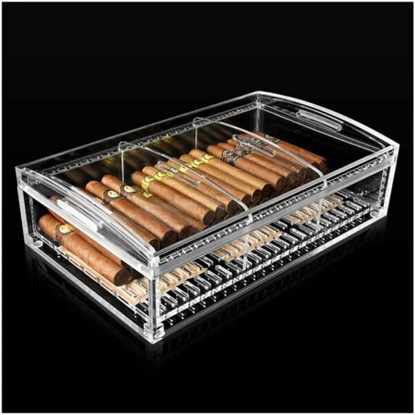 Humidor de acrilico para 50 puros