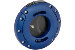 cortador-de-puros-xikar-xo-azul-metalico-con-diseno-redondo